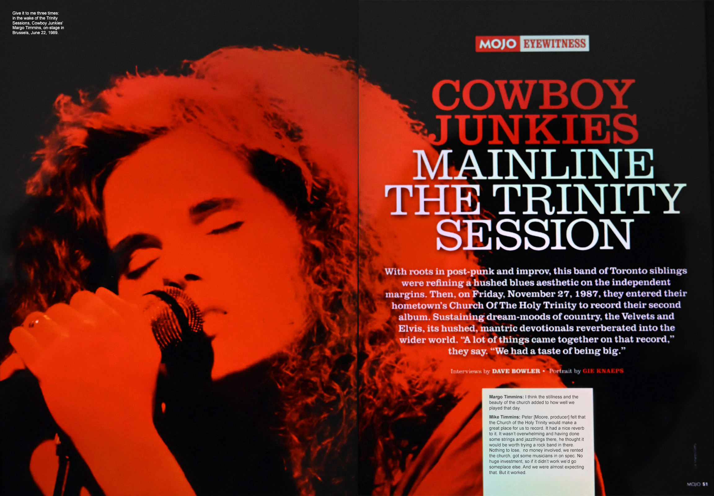 Mojo Magazine Article - Pages 1/2